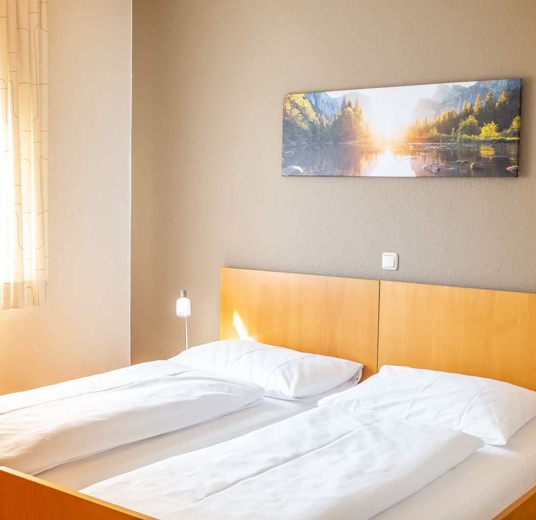 Das Hotel Viktor verfügt über 18 Einzel- und 6 Doppelzimmer